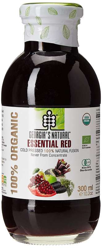 Georgia's Natural 100% Organic Cold Pressed Essential Red Juice, 300 Ml