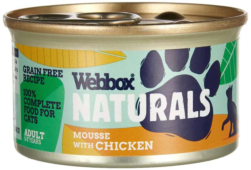 Webbox Natural Cat Mousse Chicken 85G, standard, 108191064