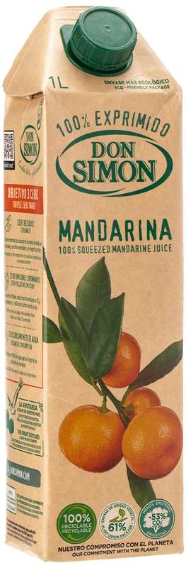 DON SIMON Mandarin Juice 100% Natural, 1 Litre