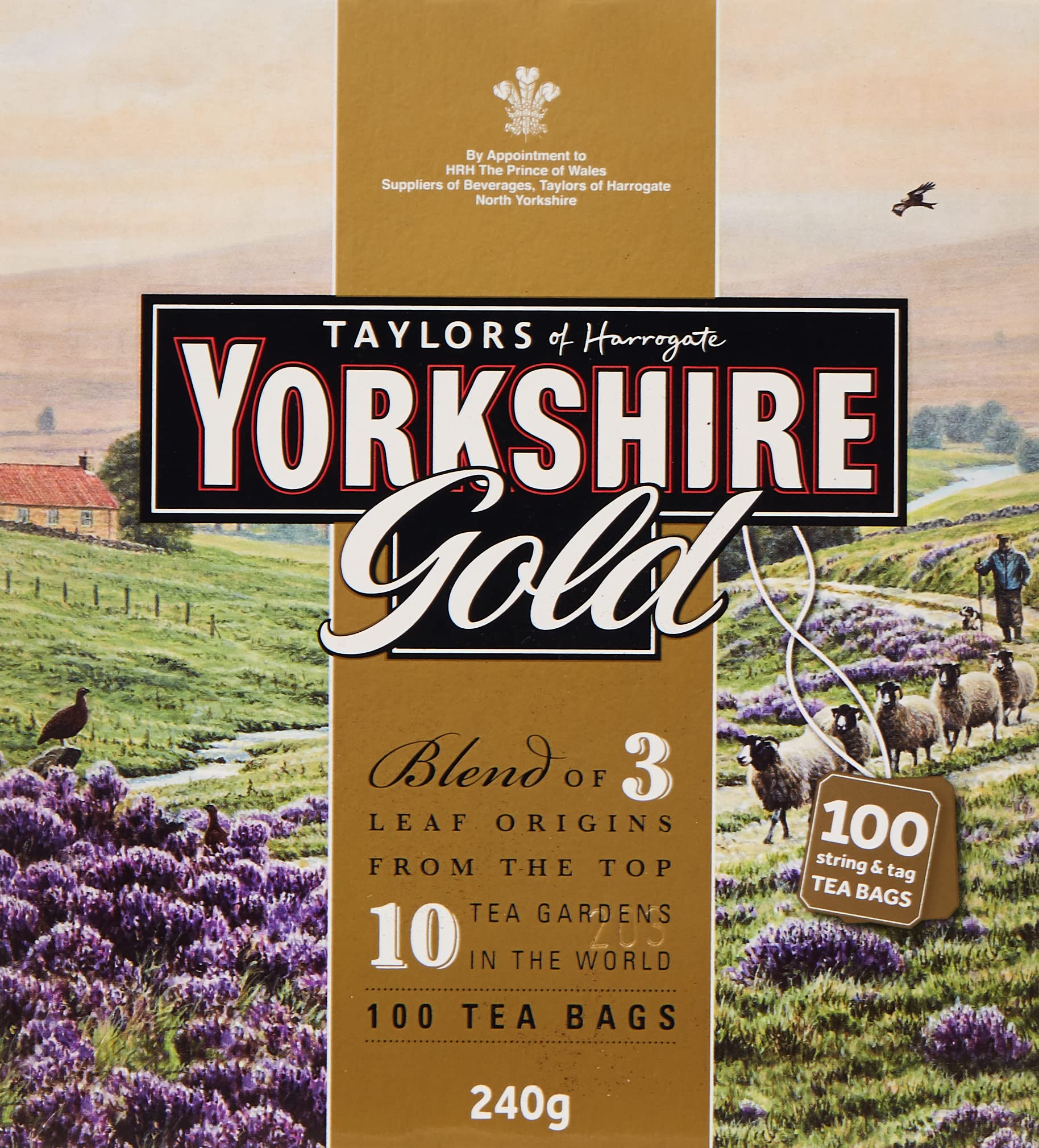 Yorkshire Tea Gold, 100 x 240 gm