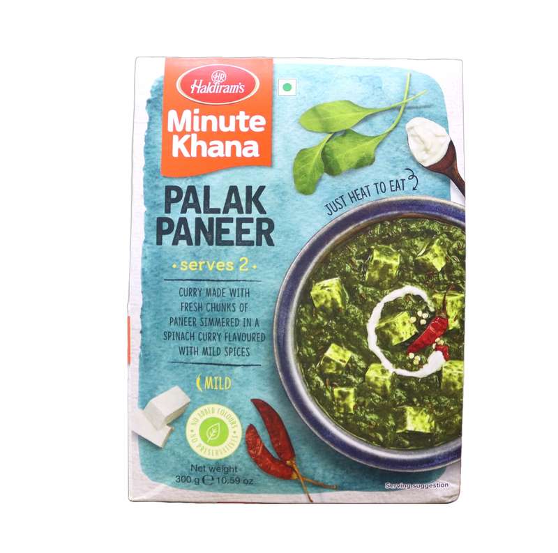 Haldirams Minute Khana Dilli Style Palak Paneer, 300 gm