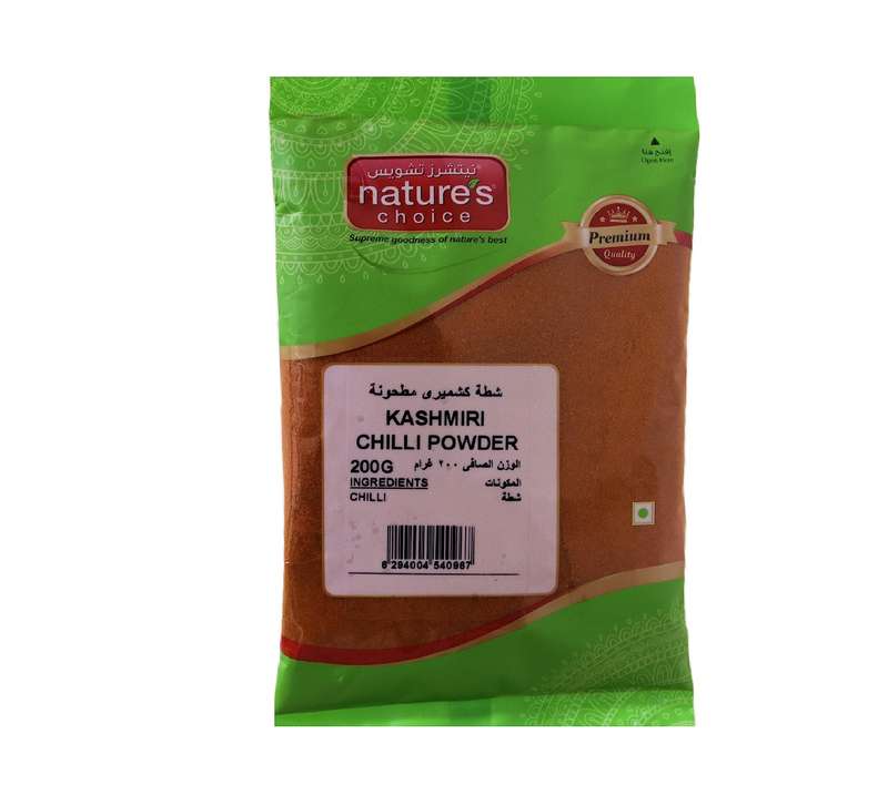 Natures Choice Kashmiri Chilli Powder - 200 gm