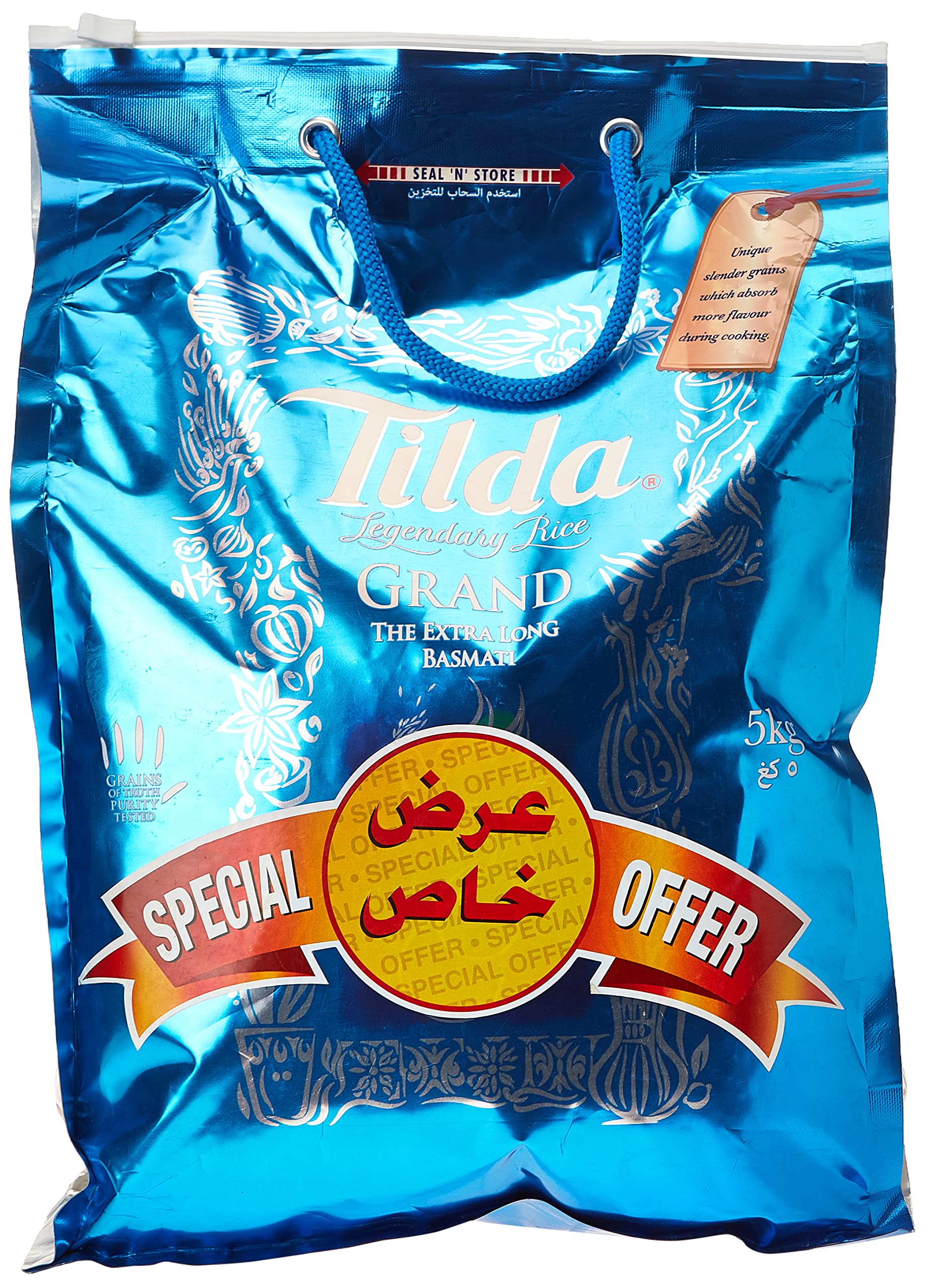 Tilda Grand Extra Long Basmati Rice, 5 Kg