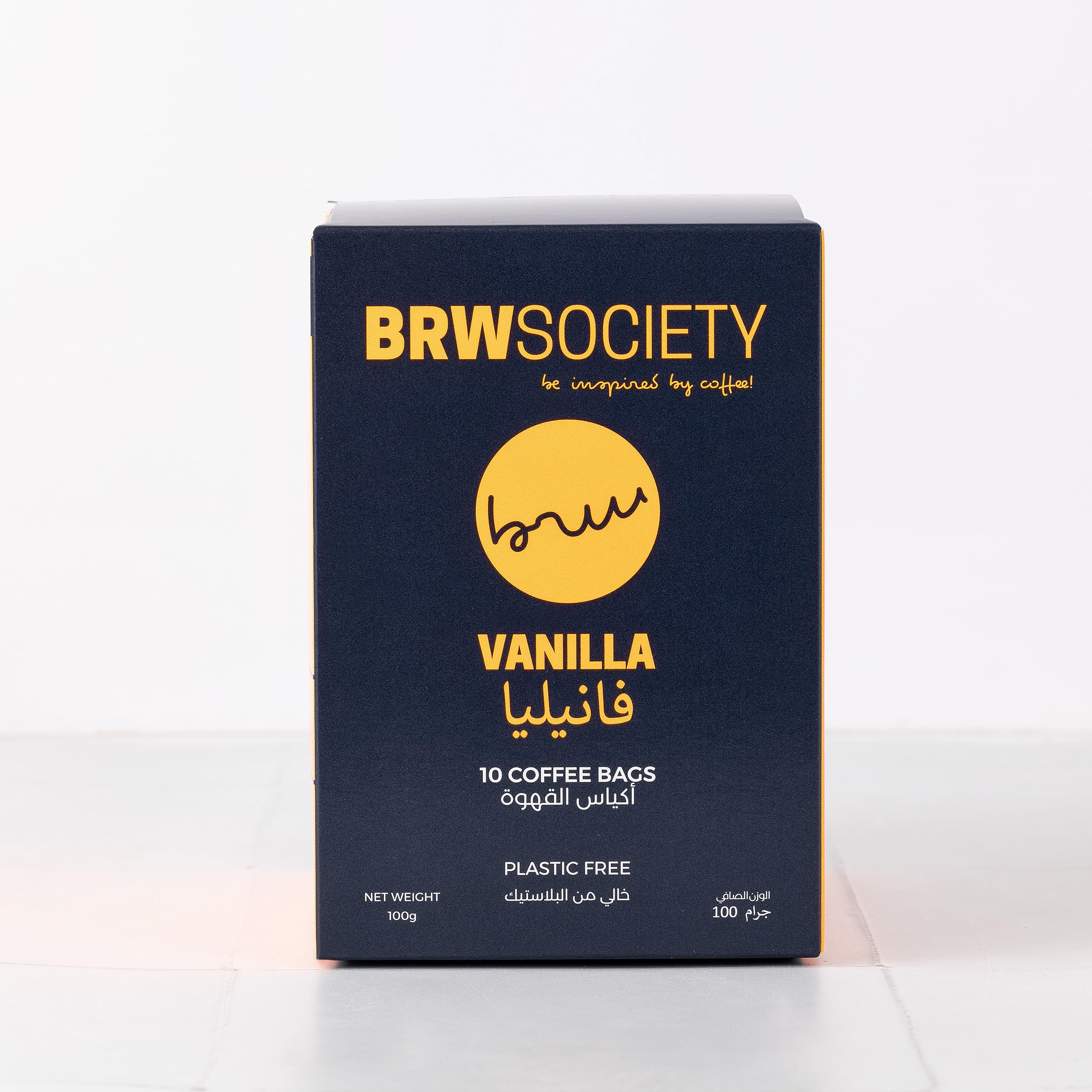 BRW Society Vanilla Coffee Bags 100G [10 Coffee Bags]