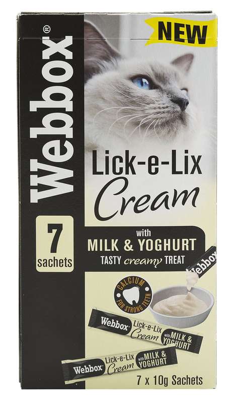 Cat Treats Lick-e-Lix Cream Milk & Yoghurt Webbox 75g